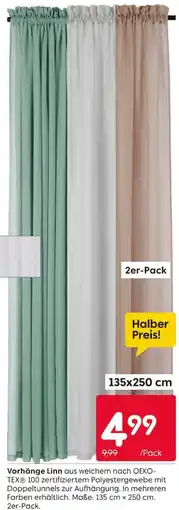 Rusta Vorhänge Linn Angebot
