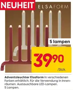 Rusta Adventsleuchter Elsaform Angebot