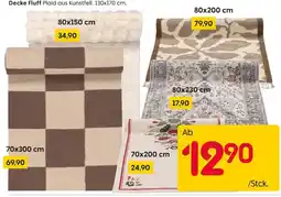 Rusta Decke Fluff Plaid aus Kunstfell Angebot