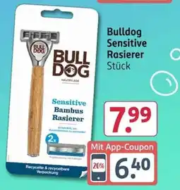 Rossmann Bulldog Sensitive Rasierer Angebot