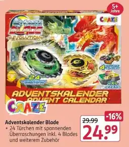 Rossmann Adventskalender Blade Angebot