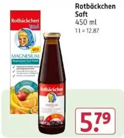 Rossmann Rotbäckchen Saft Angebot