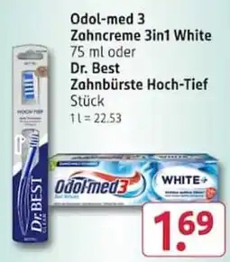 Rossmann Odol-med 3 Zahncreme 3in1 White Angebot