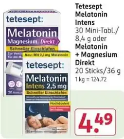 Rossmann teteSept Melatonin Intens Angebot