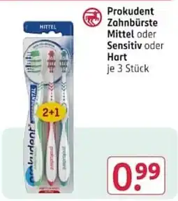 Rossmann Prokudent Zahnbrüste Angebot