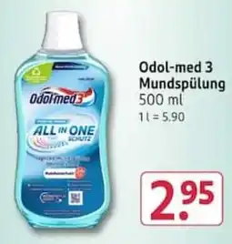 Rossmann Odol-med 3 Mundspülung Angebot