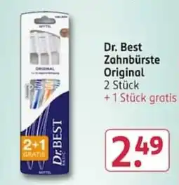 Rossmann Dr. Best Zahnborste Original Angebot