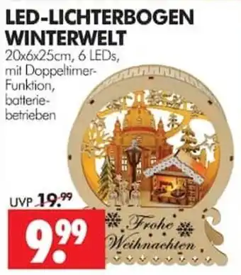 Wreesmann LED-LICHTERBOGEN WINTERWELT Angebot