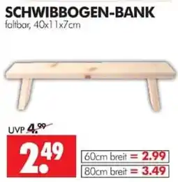 Wreesmann SCHWIBBOGEN-BANK Angebot