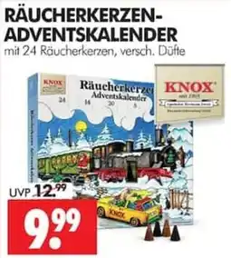 Wreesmann Räucherkerzen-Adventskalender KNOX Angebot
