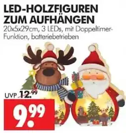 Wreesmann LED-HOLZFIGUREN ZUM AUFHÄNGEN Angebot