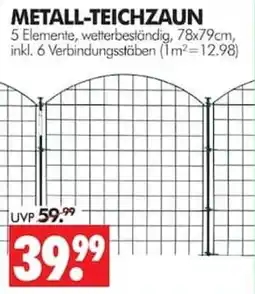 Wreesmann METALL-TEICHZAUN Angebot