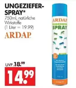 Wreesmann UNGEZIEFER-SPRAY* ARDAP Angebot