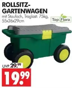 Wreesmann ROLLSITZ-GARTENWAGEN Top Flora Angebot