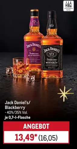 METRO Jack Daniel's/Blackberry Angebot
