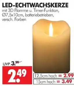 Wreesmann LED-ECHTWACHSKERZE Angebot