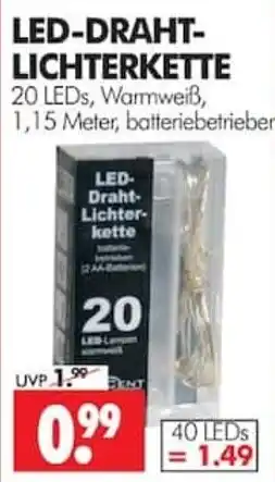 Wreesmann LED-DRAHT-LICHTERKETTE Angebot