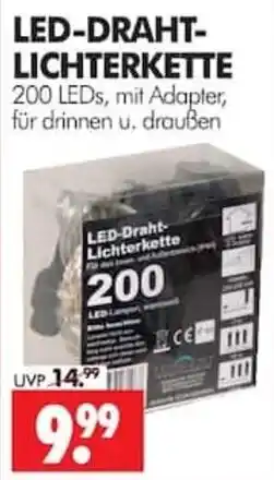 Wreesmann LED-DRAHT-LICHTERKETTE Angebot