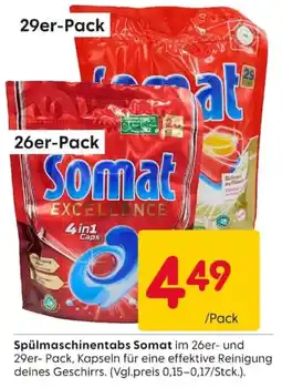 Rusta Spülmaschinentabs Somat Angebot