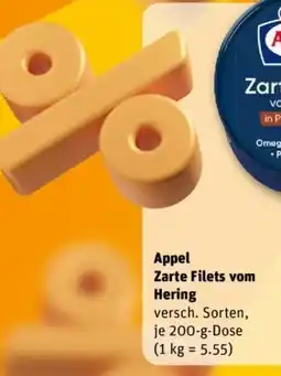 REWE Appel Zarte Filets vom Hering Angebot