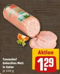 REWE Tannenhof Gekochtes Mett in Gelee Angebot