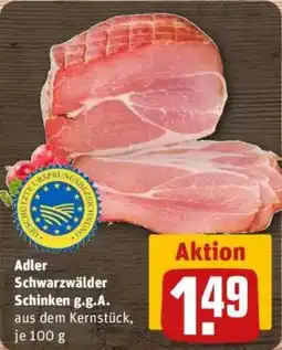 REWE Adler Schwarzwälder Schinken g.g.A. Angebot