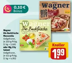 REWE Wagner Die Backfrische Mozzarella Angebot