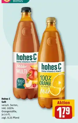 REWE Hohes C Saft Angebot