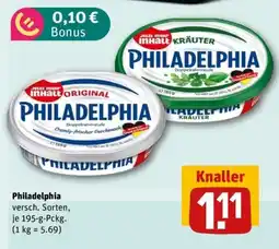 REWE Philadelphia Angebot