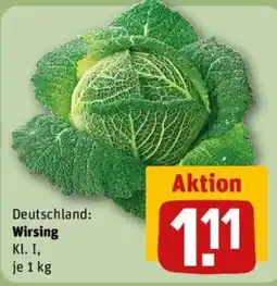 REWE Wirsing Angebot