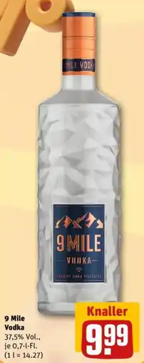 REWE 9 Mile Vodka Angebot