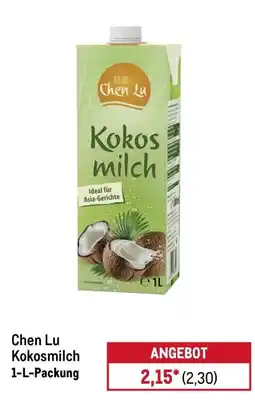 METRO Chen Lu Kokosmilch Angebot