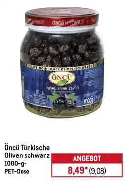 METRO Öncü Türkische Oliven schwarz Angebot