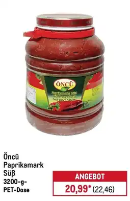 METRO Öncü Paprikamark Süß Angebot
