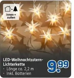 Rossmann LED-Weihnachtsstern-Lichterkette Angebot