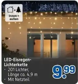 Rossmann LED-Eisregen-Lichterkette Angebot
