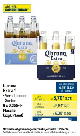 METRO Corona Extra Angebot