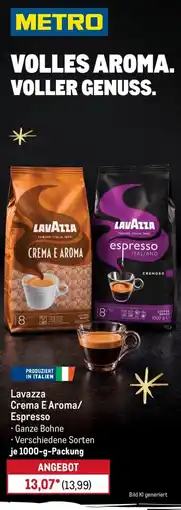 METRO Lavazza Crema E Aroma/Espresso Angebot