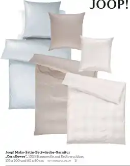 XXXLutz Joop! Mako-Satin-Bettwäsche-Garnitur "Cornflower" Angebot