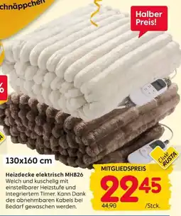 Rusta Heizdecke elektrisch MHB26 Angebot