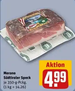 REWE Merano Südtiroler Speck Angebot
