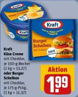 REWE Kraft Käse Creme mit Cheddar Angebot