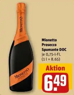 REWE Mionetto Prosecco Spumante DOC Angebot