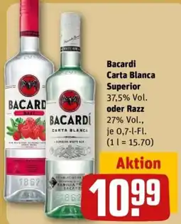 REWE Bacardi Carta Blanca Superior Angebot