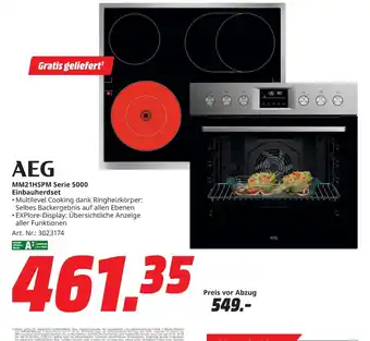 AEG MM21HSPM Serie 5000 Einbauherdset