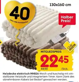 Rusta Heizdecke elektrisch MHB26 Angebot
