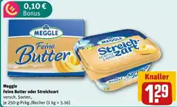 REWE Meggle Feine Butter oder Streichzart Angebot
