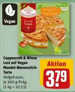 REWE Coppenrath & Wiese Lust auf Vegan Mandel-Bienenstich-Torte Angebot
