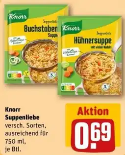 REWE Knorr Suppenliebe Angebot