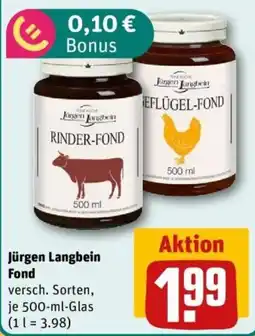 REWE jürgen Langbein Fond Angebot